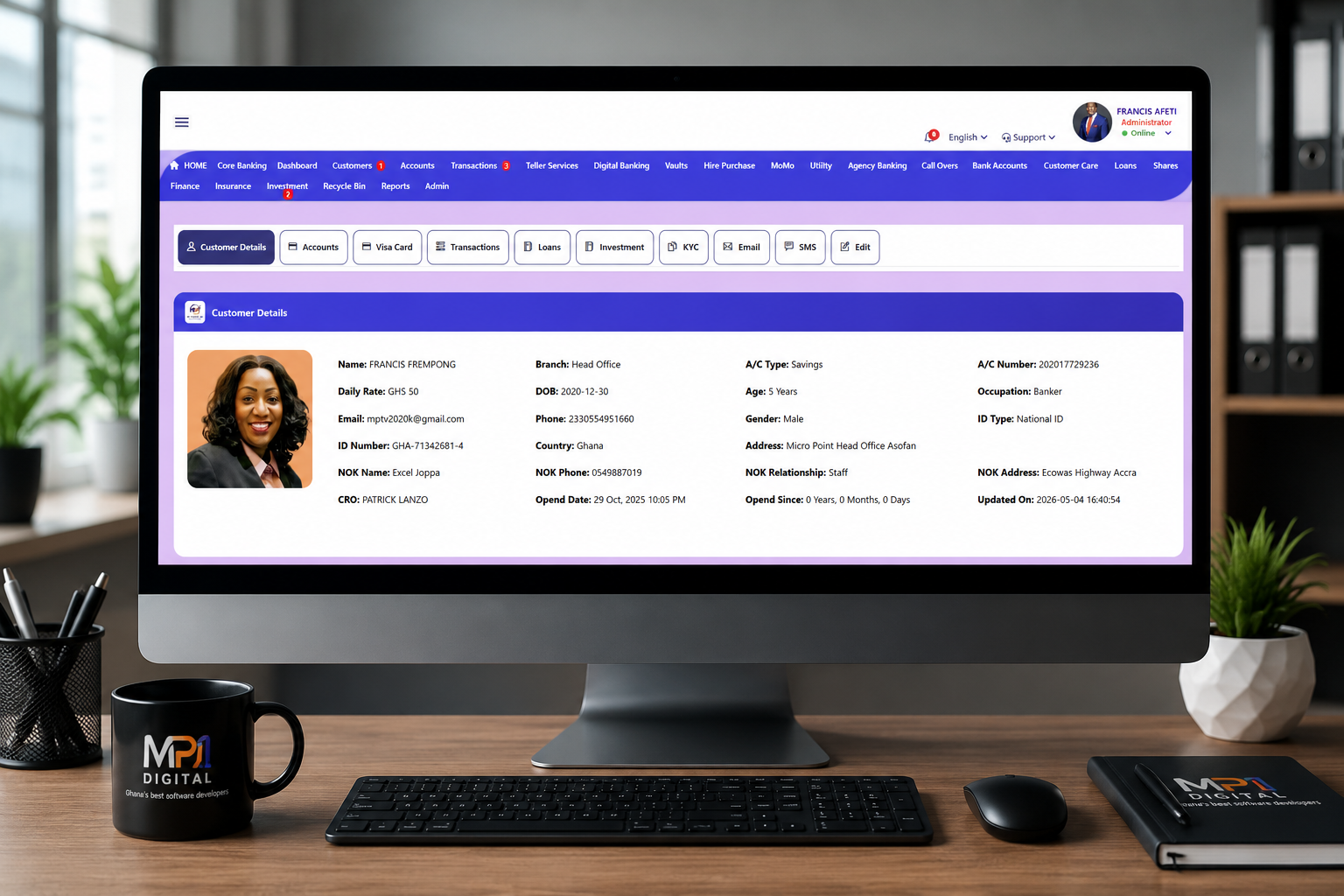 Customer Profile Management System